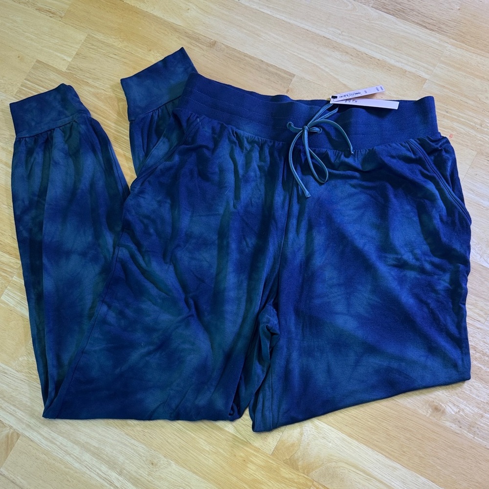 Victoria's Secret Blue Tie-Dye Joggers